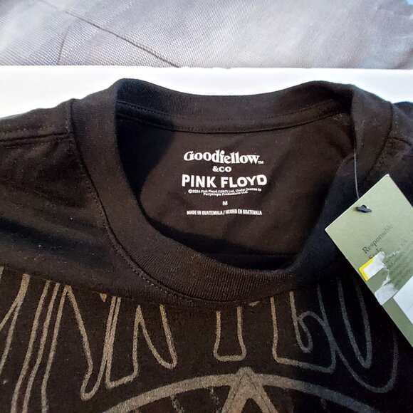 Pink Floyd Graphic T-Shirt Black Goodfellow & Co. Medium 16 April 1970 Print - Picture 3 of 8